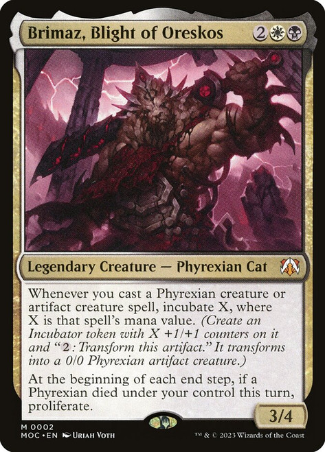 Brimaz, Blight of Oreskos - March of the Machine Commander Brimaz, Blight of Oreskos - March of the Machine Commander