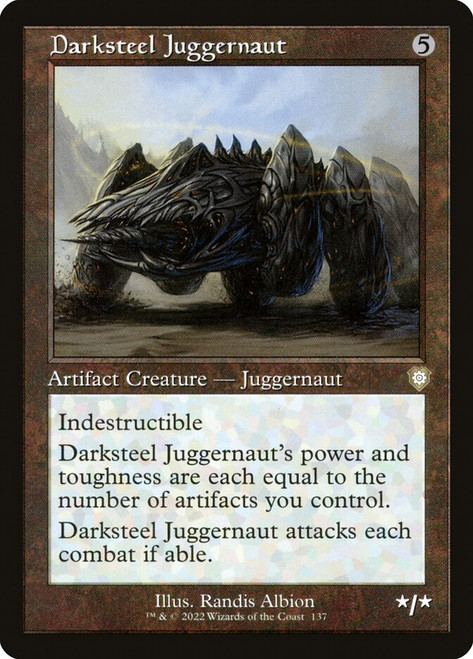 Darksteel Juggernaut - The Brother's War Commander