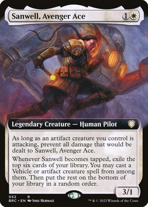 Sanwell, Avenger Ace - The Brother's War Commander: Extended Arts