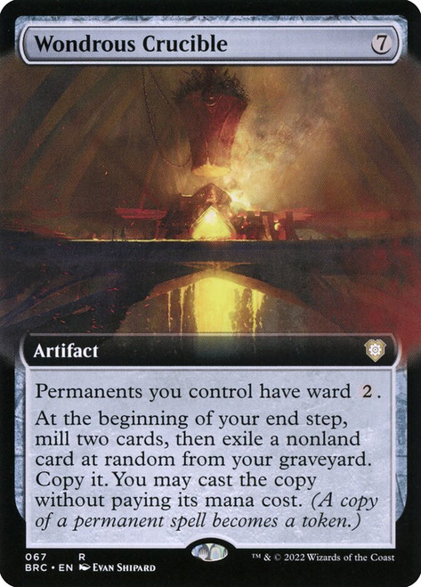 Wondrous Crucible - The Brother's War Commander: Extended Arts