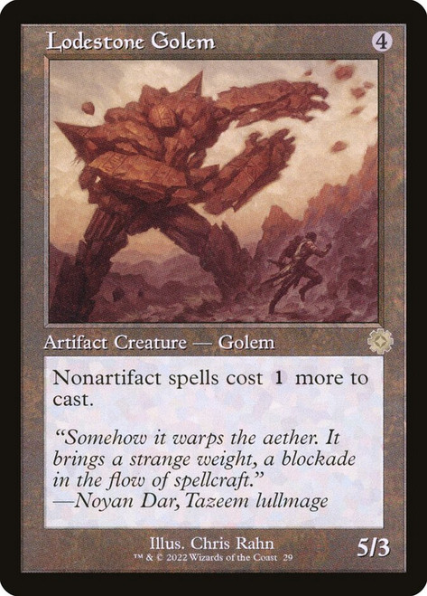 Lodestone Golem - The Brothers' War Retro Artifacts Lodestone Golem - The Brothers' War Retro Artifacts