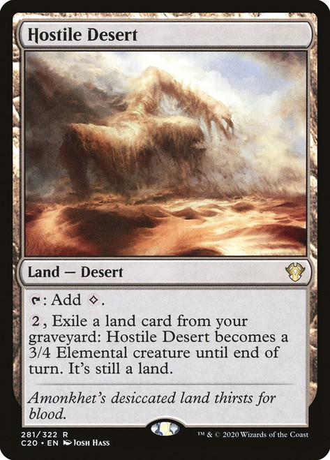 Hostile Desert - Commander 2020