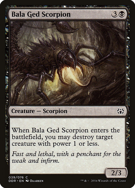 Bala Ged Scorpion - Duel Decks Nissa vs Ob Nixilis