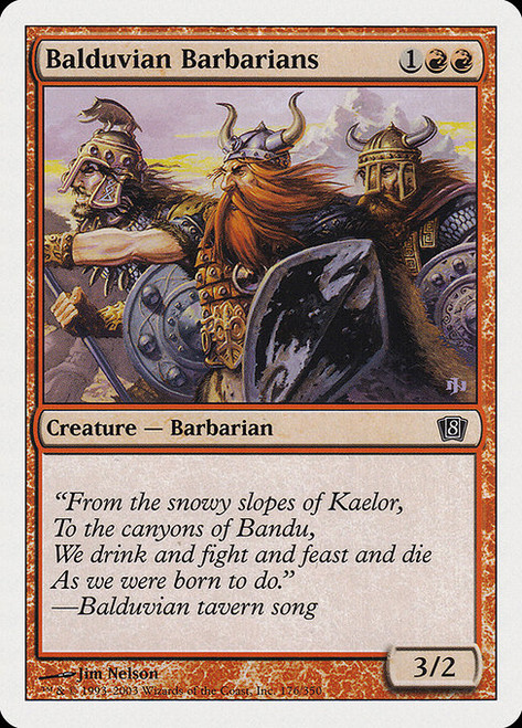 Balduvian Barbarians - 8th Edition