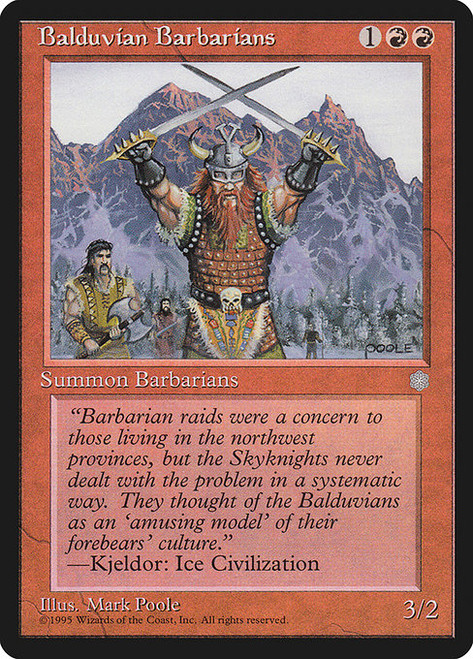 Balduvian Barbarians - Ice Age