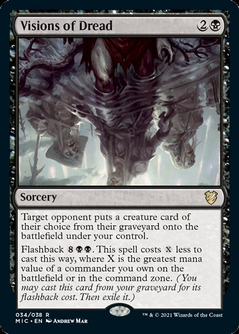 Visions of Dread -  Innistrad: Midnight Hunt Commander Visions of Dread -  Innistrad: Midnight Hunt Commander