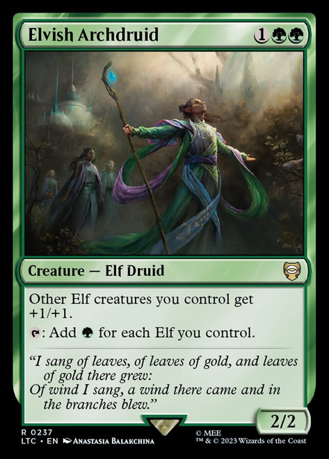Elvish Archdruid - The Lord of the Rings: Tales of Middle-Earth Commander