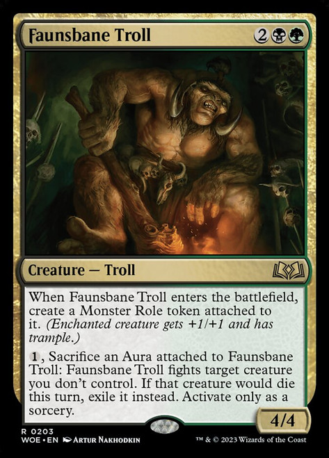 Faunsbane Troll - Wilds of Eldraine