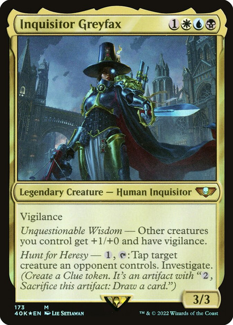 Inquisitor Greyfax - Warhammer 40K Commander [F]