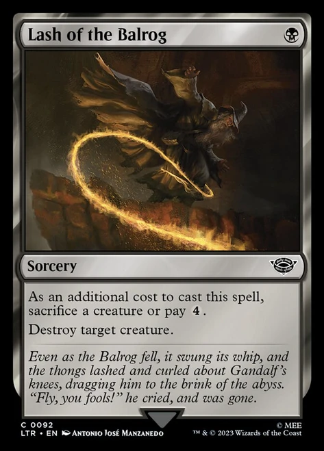 Lash of the Balrog - The Lord of the Rings: Tales of Middle-Earth