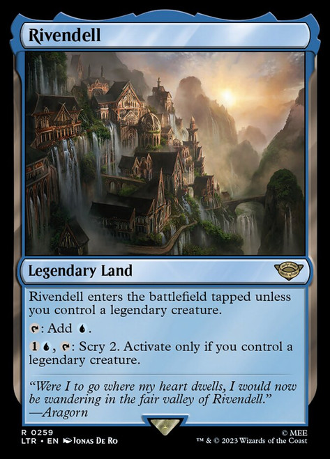 Rivendell - The Lord of the Rings: Tales of Middle-Earth