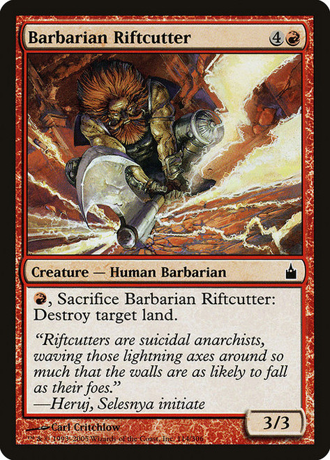 Barbarian Riftcutter - Ravnica