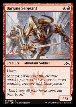 Barging Sergeant - Guilds of Ravnica