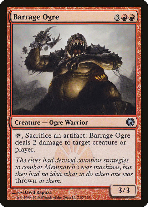 Barrage Ogre - Scars of Mirrodin