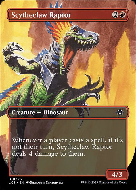 Scytheclaw Raptor - Lost Caverns of Ixalan: Borderless