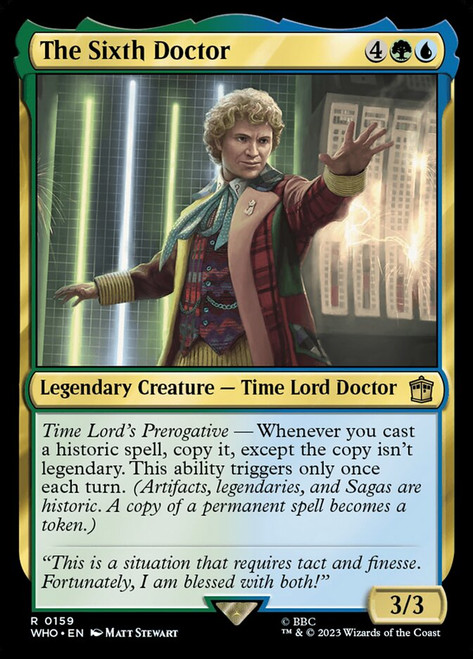 The Sixth Doctor - Doctor Who