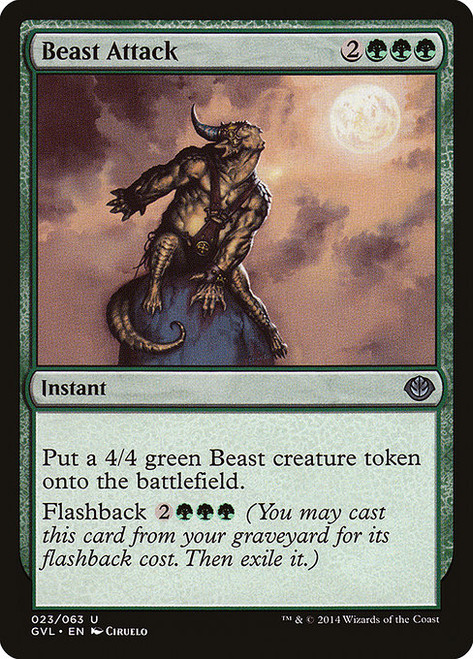 Beast Attack - Duel Decks Anthology Garruk vs Liliana