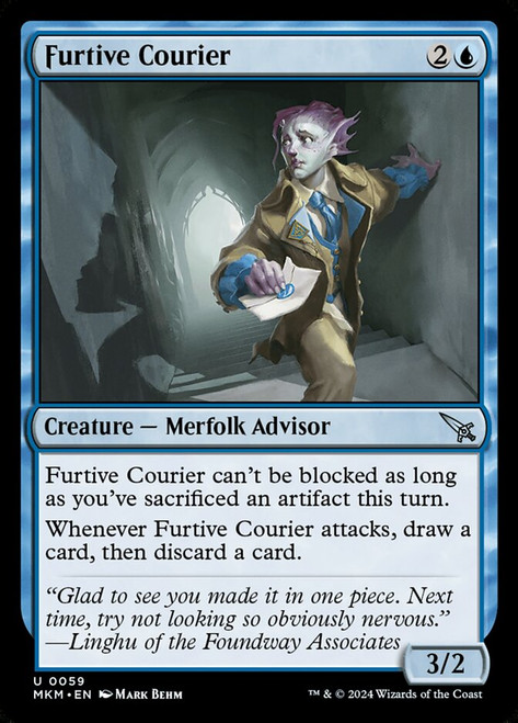Furtive Courier - Ravnica: Murders at Karlov Manor