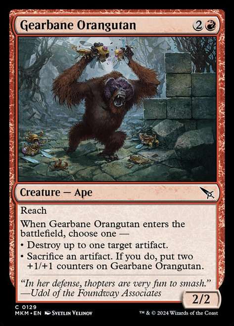 Gearbane Orangutan - Ravnica: Murders at Karlov Manor