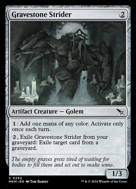 Gravestone Strider - Ravnica: Murders at Karlov Manor [F]