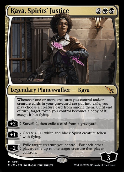 Kaya, Spirits' Justice - Ravnica: Murders at Karlov Manor