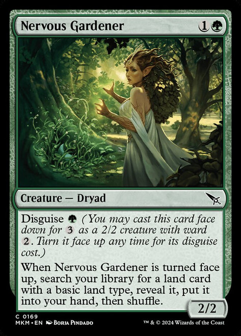 Nervous Gardener - Ravnica: Murders at Karlov Manor Nervous Gardener - Ravnica: Murders at Karlov Manor
