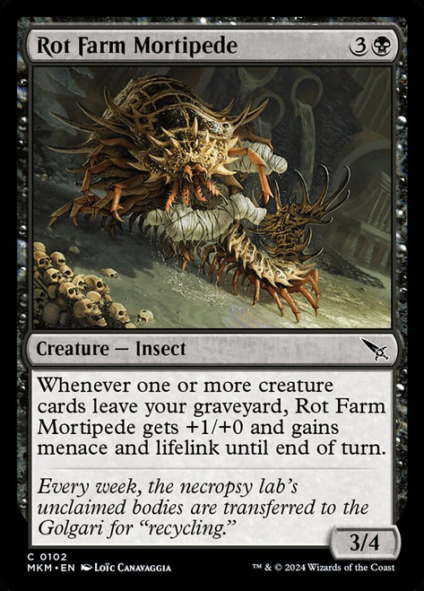 Rot Farm Mortipede - Ravnica: Murders at Karlov Manor