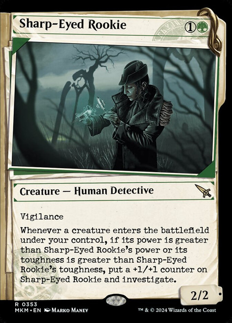 Sharp-Eyed Rookie - Ravnica: Murders at Karlov Manor: Showcase