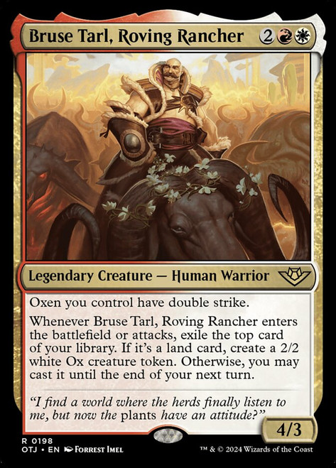Bruse Tarl, Roving Rancher - Outlaws of Thunder Junction Bruse Tarl, Roving Rancher - Outlaws of Thunder Junction