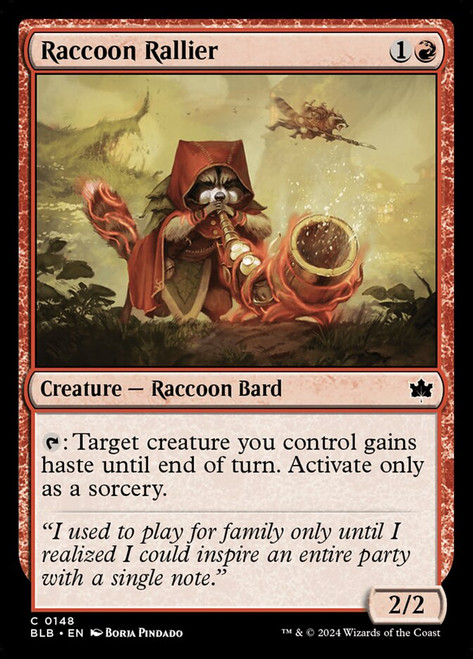 Raccoon Rallier - Bloomburrow Raccoon Rallier - Bloomburrow