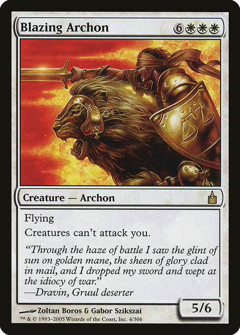 Blazing Archon - Ravnica
