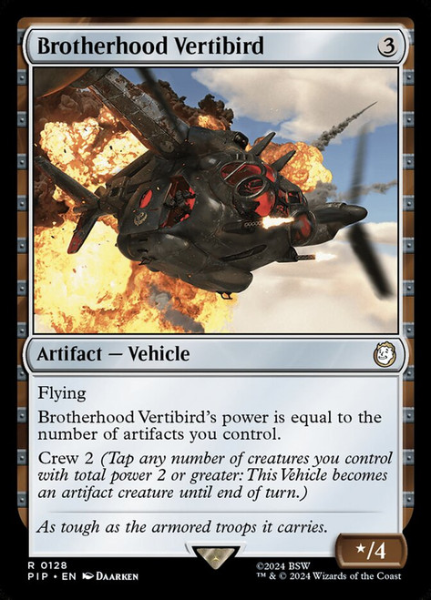Brotherhood Vertibird - Fallout