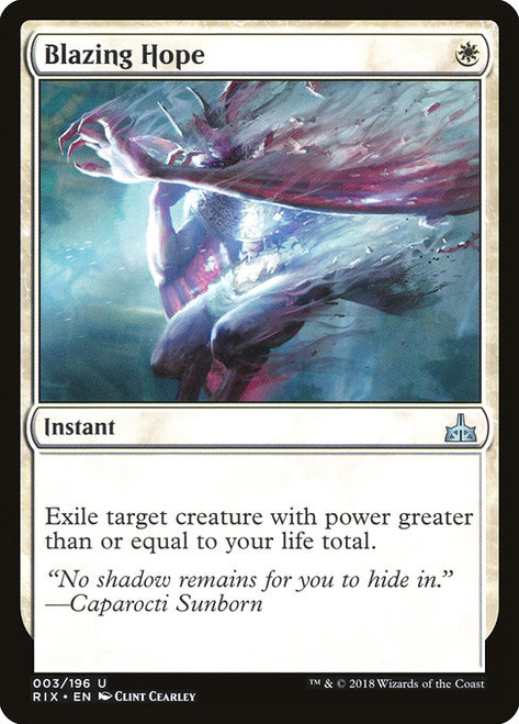 Blazing Hope - Rivals of Ixalan