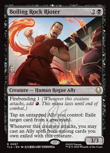 Avatar Boiling Rock Riot Boiling Rock Rioter - Avatar: The Last Airbender - Battle Wizards Online