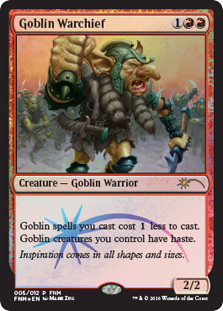 Image: Goblin Warchief - Friday Night Magic [F]
