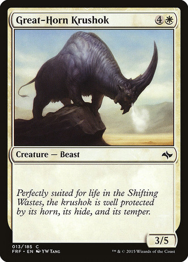 Image: Great-Horn Krushok - Fate Reforged