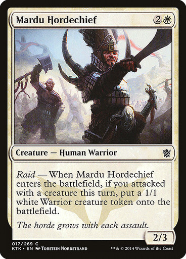Image: Mardu Hordechief - Khans of Tarkir