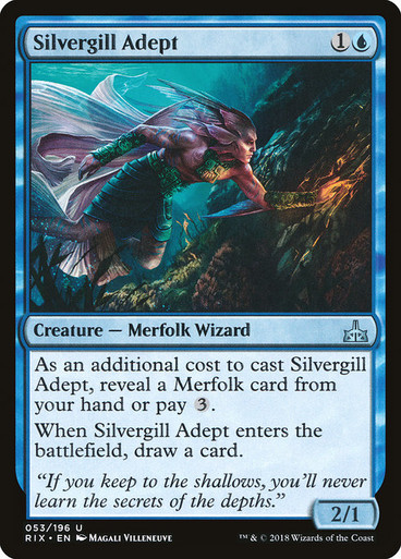 Image: Silvergill Adept - Rivals of Ixalan