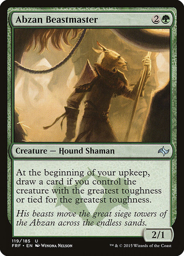 Image: Abzan Beastmaster - Fate Reforged