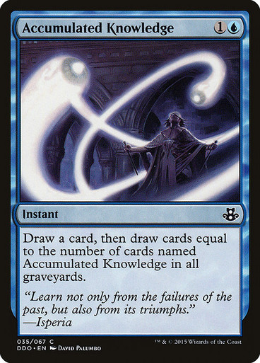 Image: Accumulated Knowledge - Duel Decks Elspeth vs Kiora