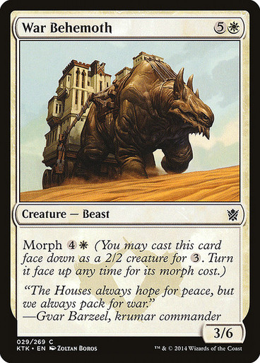 Image: War Behemoth - Khans of Tarkir