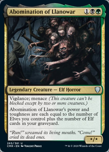 Image: Abomination of Llanowar - Commander Legends