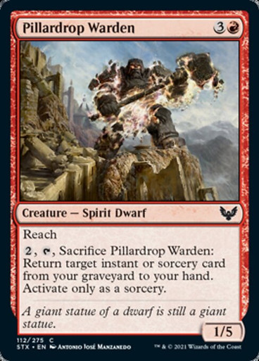 Image: Pillardrop Warden - Strixhaven: School of Mages