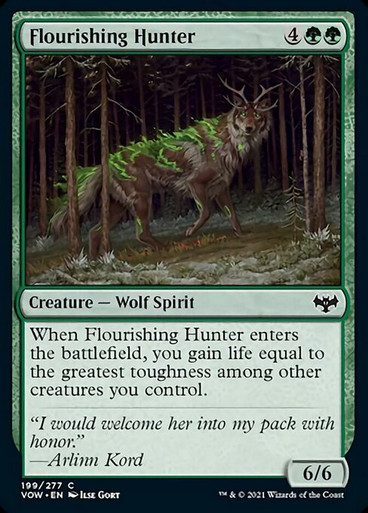 Image: Flourishing Hunter - Innistrad: Crimson Vow