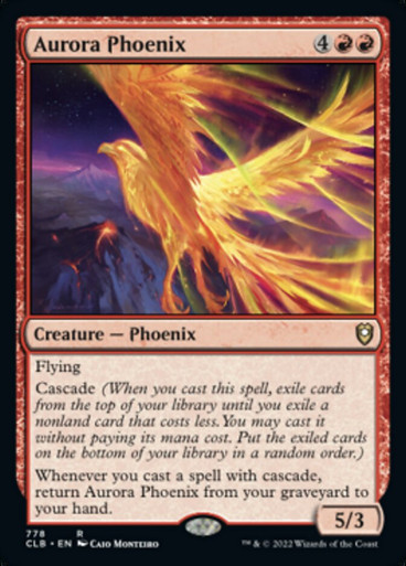 Image: Aurora Phoenix - Commander Legends: Battle for Baldur's Gate: Commander Decks