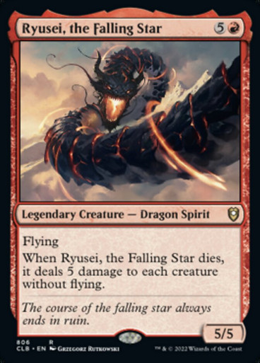 Image: Ryusei, the Falling Star - Commander Legends: Battle for Baldur's Gate: Commander Decks