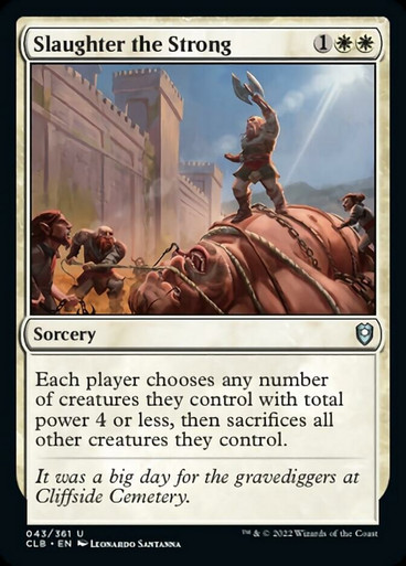 Image: Slaughter the Strong - Commander Legends: Battle for Baldur's Gate