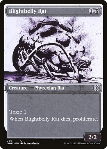 Image: Blightbelly Rat - Phyrexia: All Will Be One: Showcase [F]