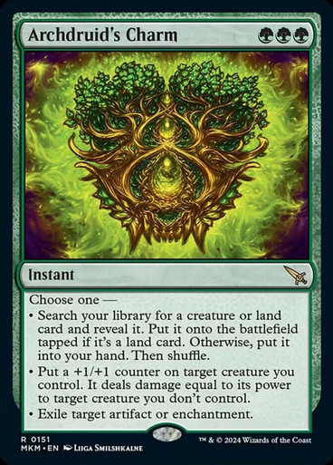 Image: Archdruid's Charm - Ravnica: Murders at Karlov Manor