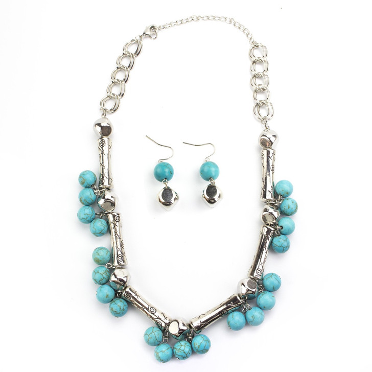 Tribal Dance Necklace and Earring Set